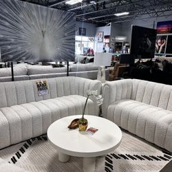 Elegant Modern Sofa Set! $1999 🧡🤍 Easy Financing!