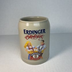 Erdinger Oktoberfest Ceramic Beer Stein Weissbrau 0.5L