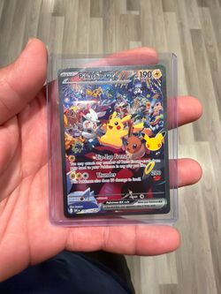 Pikachu ex 150/128 Pokemon Card 30th Celebration