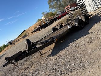 Zieman 16 foot equipment/car trailer