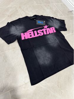 Hellstar Pink Classic Logo Tee - Size Medium w Tags