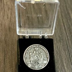 Award Pin, Sterling Silver With Diamonds 
