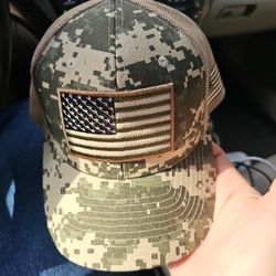 Camo Flag Hat