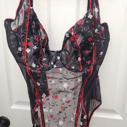 Adore Me Lingerie Black And Red