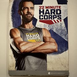 22 Minute Hard Corps (DVD, 2-Disc Set) base kit Beachbody Tony Horton Military workout