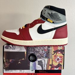 Men Jordan Retro 1 High Size 10 Union Chicago 