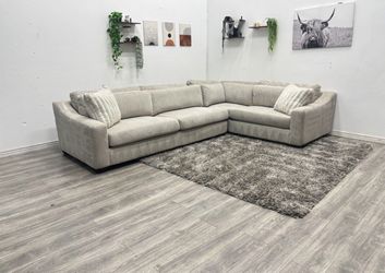 Cream Sectional Couch - Free Delivery