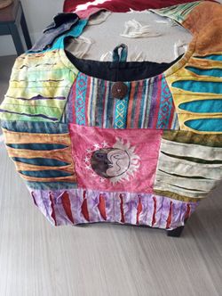 Boho Patchwork Hobo Bag