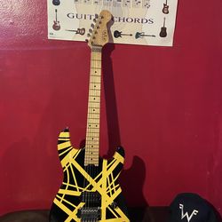 Charvel EVH Art Series Black/Yellow
