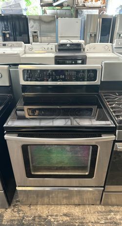 Electric Stove Stainless Steel, Self Clean