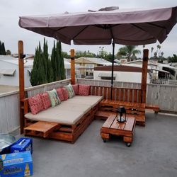 Pallet furniture