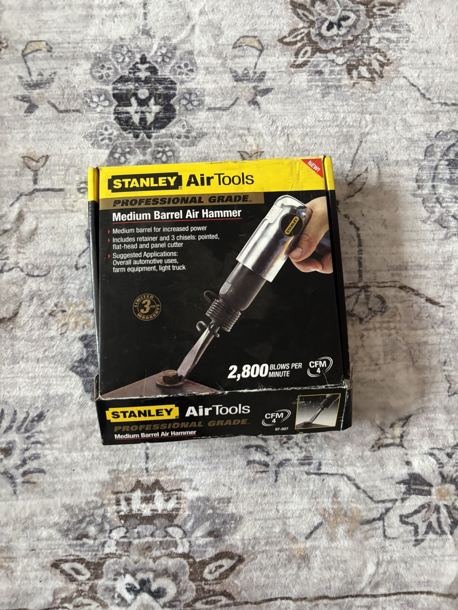 Stanley Air Tools – Medium Barrel Air Hammer (Model 97-007)