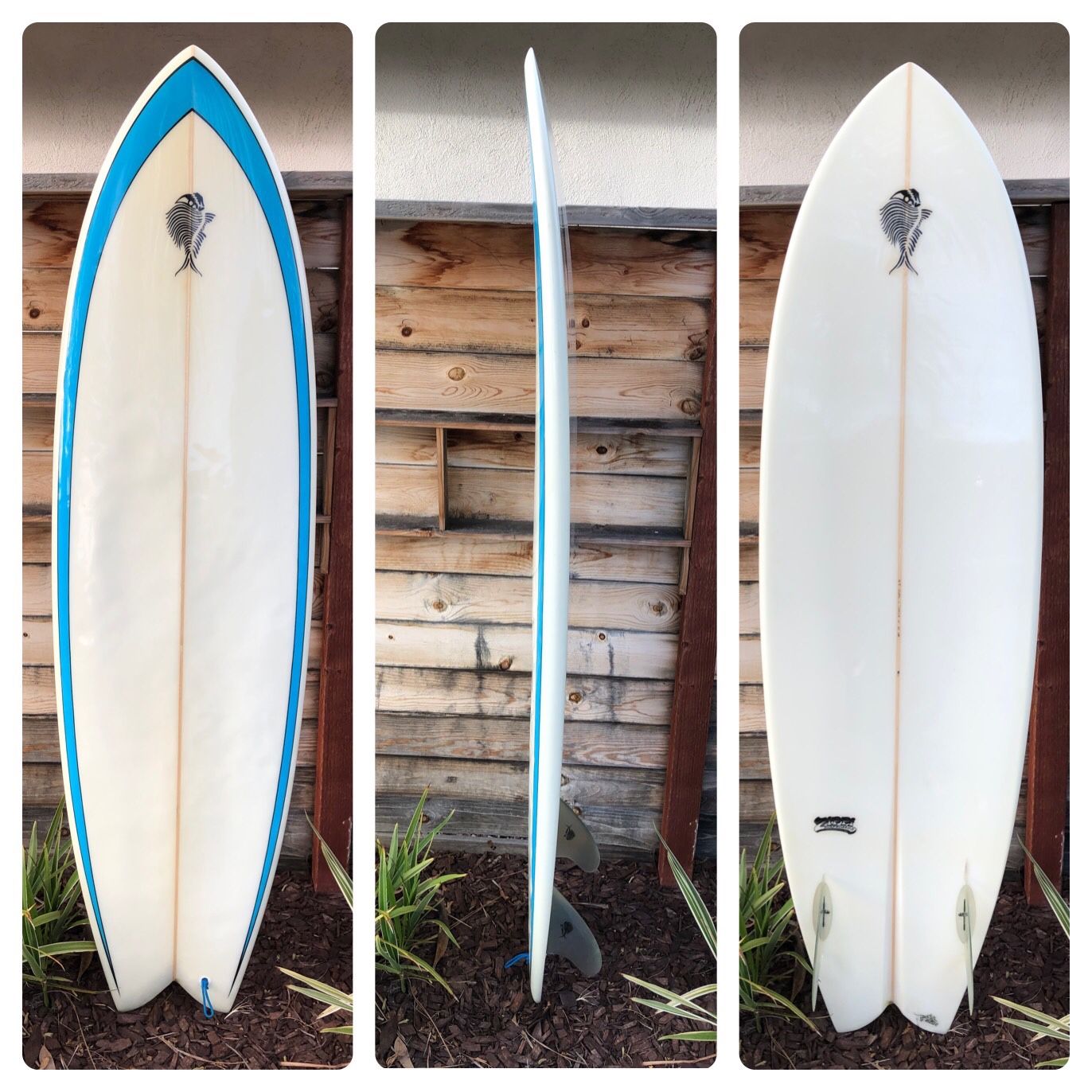 Zippi Fish 6’8” Twin Surfboard