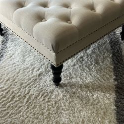 Tufted Square Ottoman