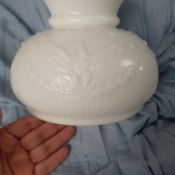 Vintage Milk Glass White Shade