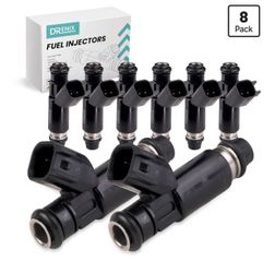 Drenix Fuel Injectors 8-Pack Inyectores de combustible para Chevy Avalanche Express Silverado 1(contact info removed)