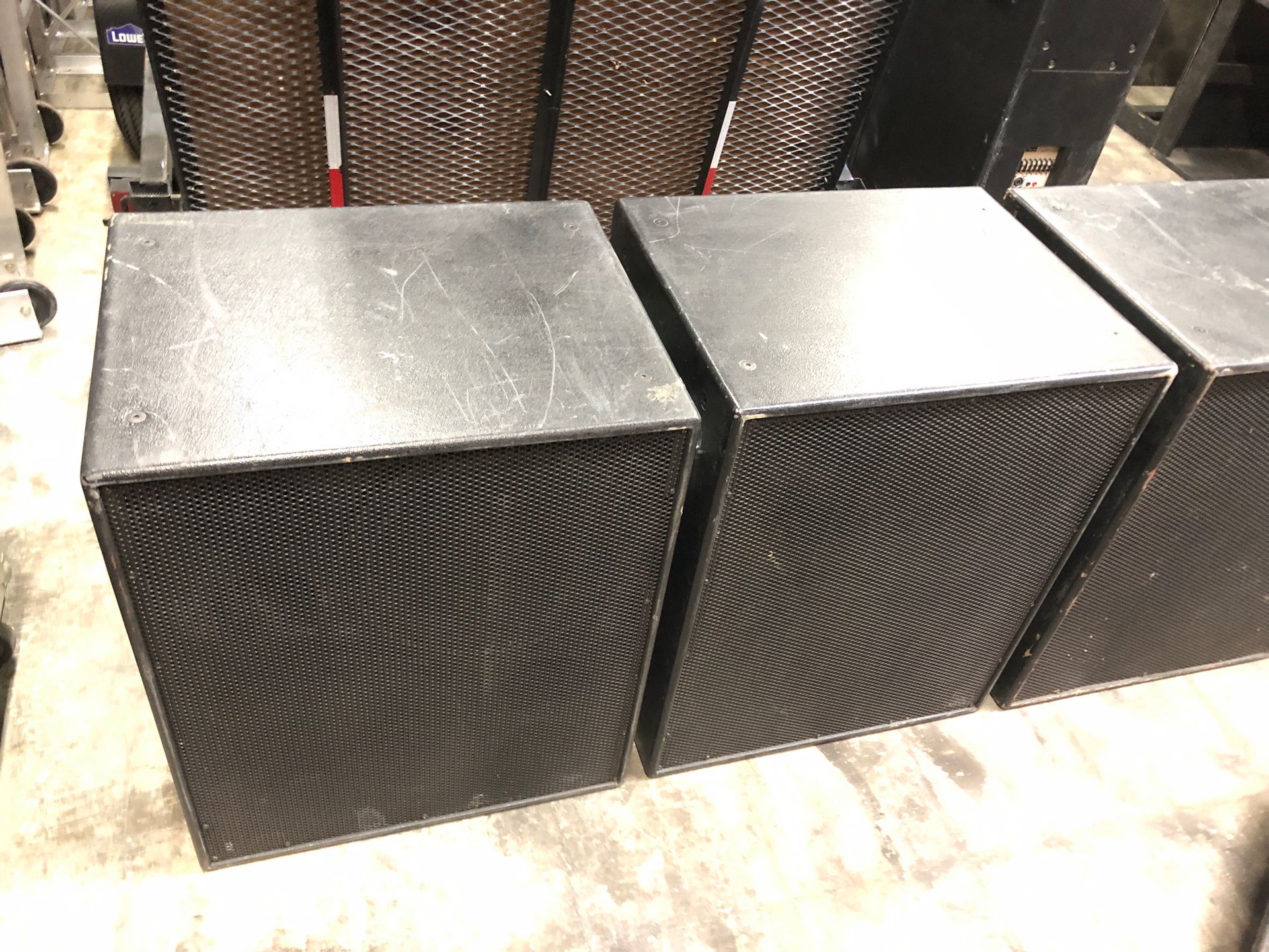 EAW SB250 dual 15” subwoofers with nl-4 or terminal connections