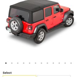 New Mopar Premium Soft Top -Wrangler JLU 4-Door