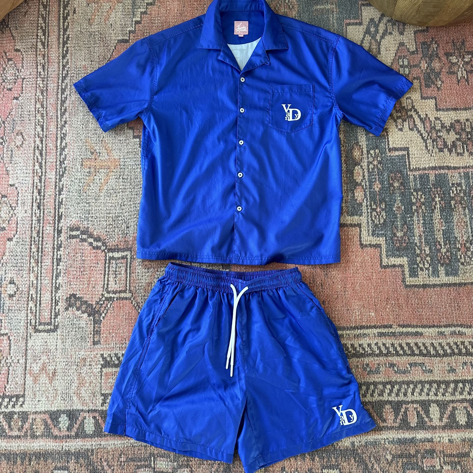 Vandy the Pink Blue Flower Summer Set