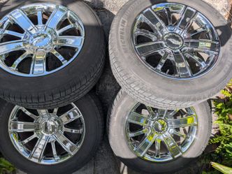 RIMS AND TIRES 20" SUBURBAN SILVERADO