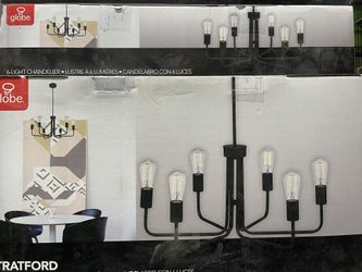 Stratford 6 Light Chandelier 