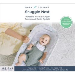 Baby Delight Snuggle Nest Portable Infant Lounger 