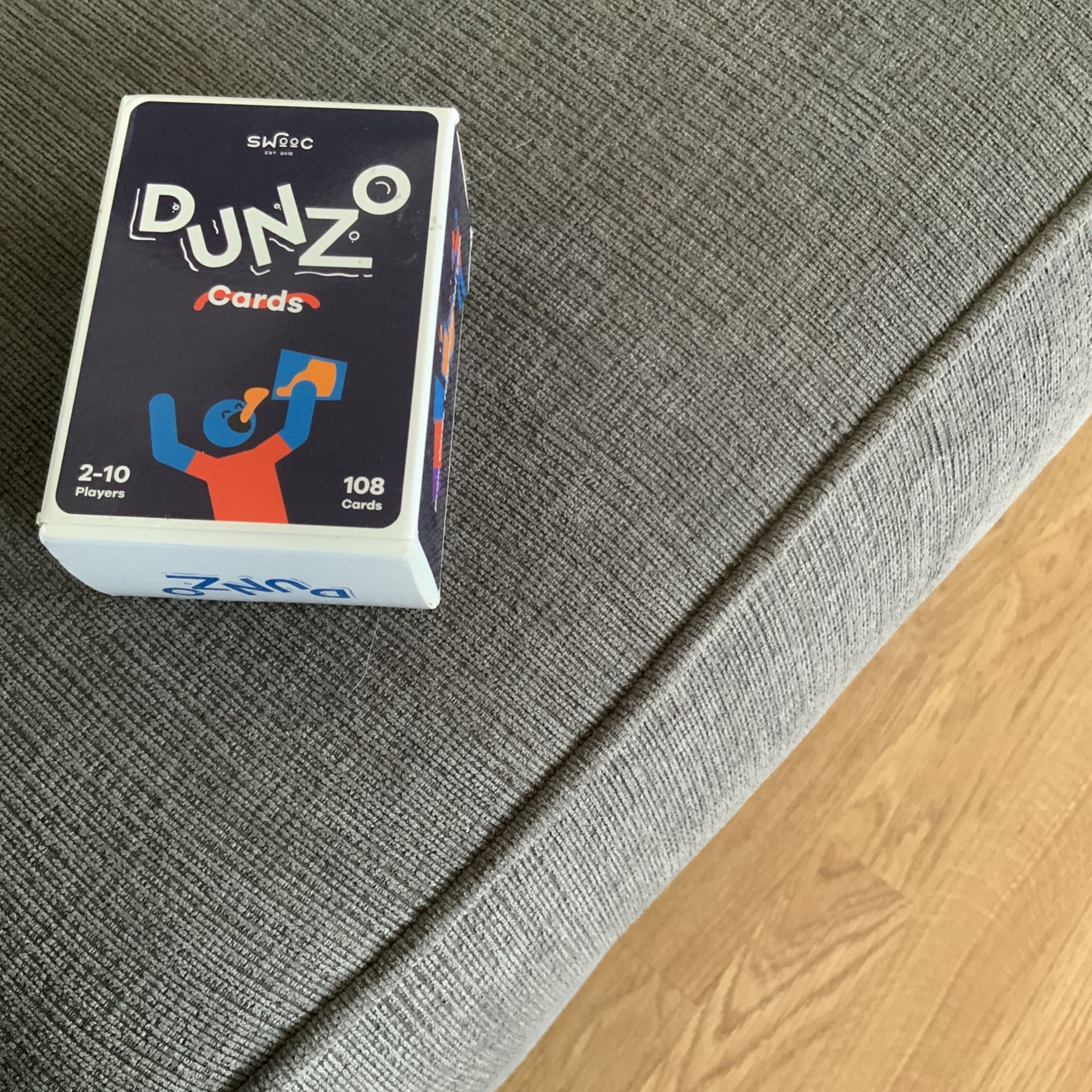 Dunzo Card Drinking Game New open Box 