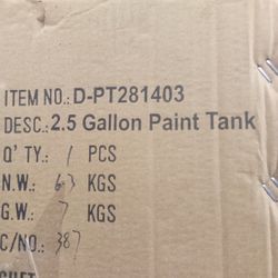 2.5 Gallon Paint Tank 