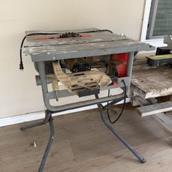 table saw, fully functional