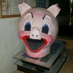 Pages Whistle Pig Mascot Head