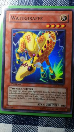 YuGiOh Wattgiraffe 1st Edition Original Pack