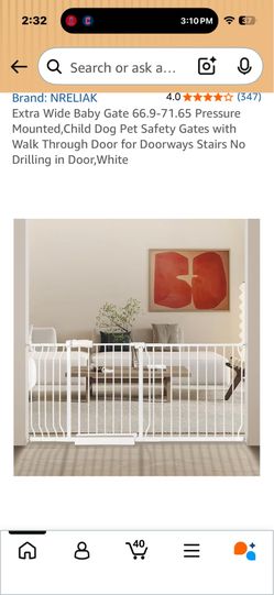 Extra wide gate
