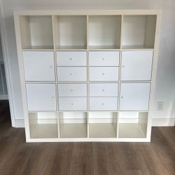 IKEA Kallax Cube Storage Shelves Cabinet White