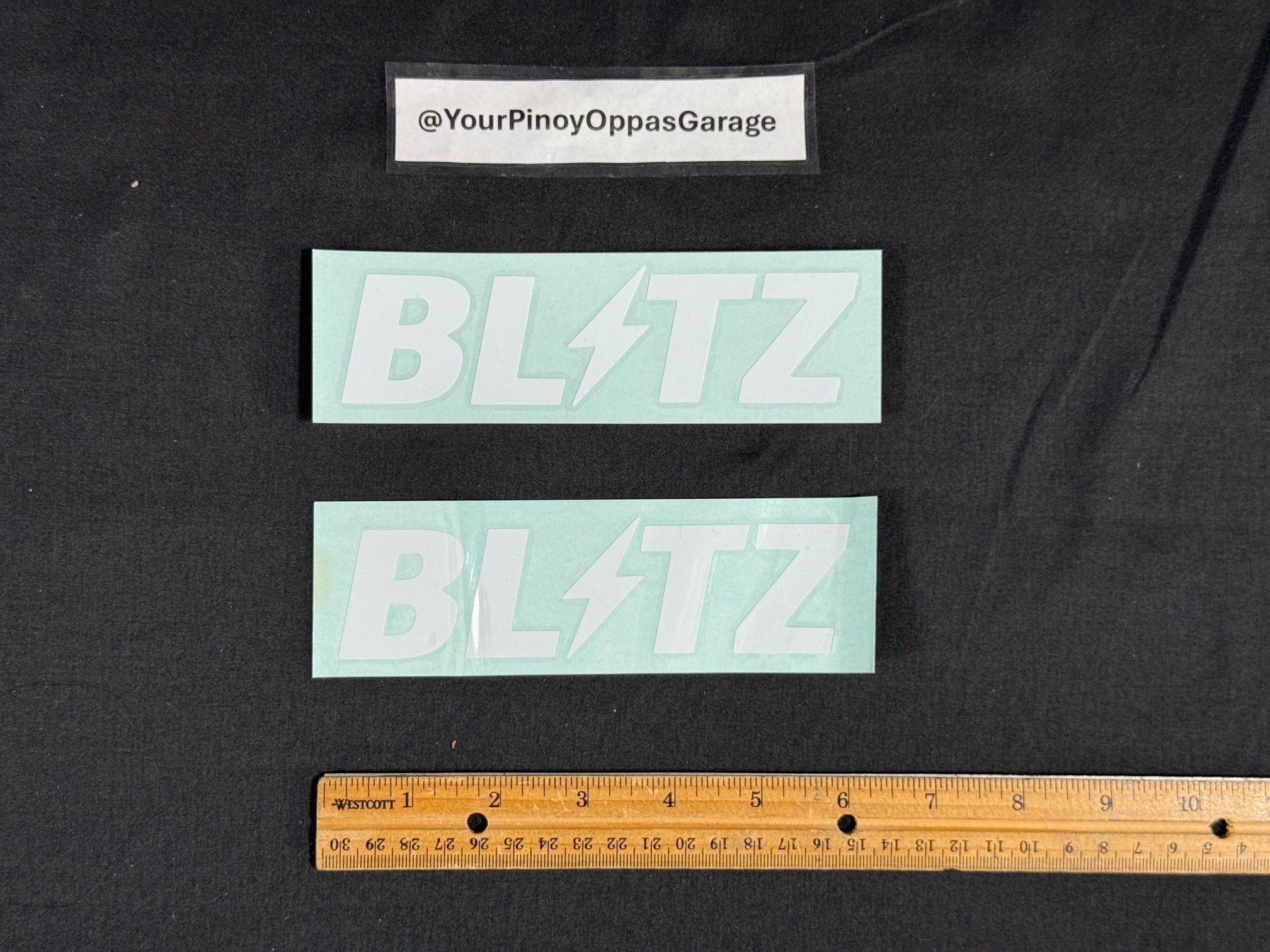 Blitz 6.5” Vinyl Sticker