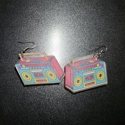 Boom Box Earrings
