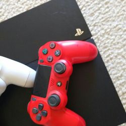 PS4 SONY PLAY STATION 4 500GB , playstation ps4 gaming console WORKING FINE, W /2 CONTROLS d