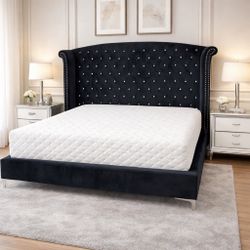 Black King Size Bed Frame 