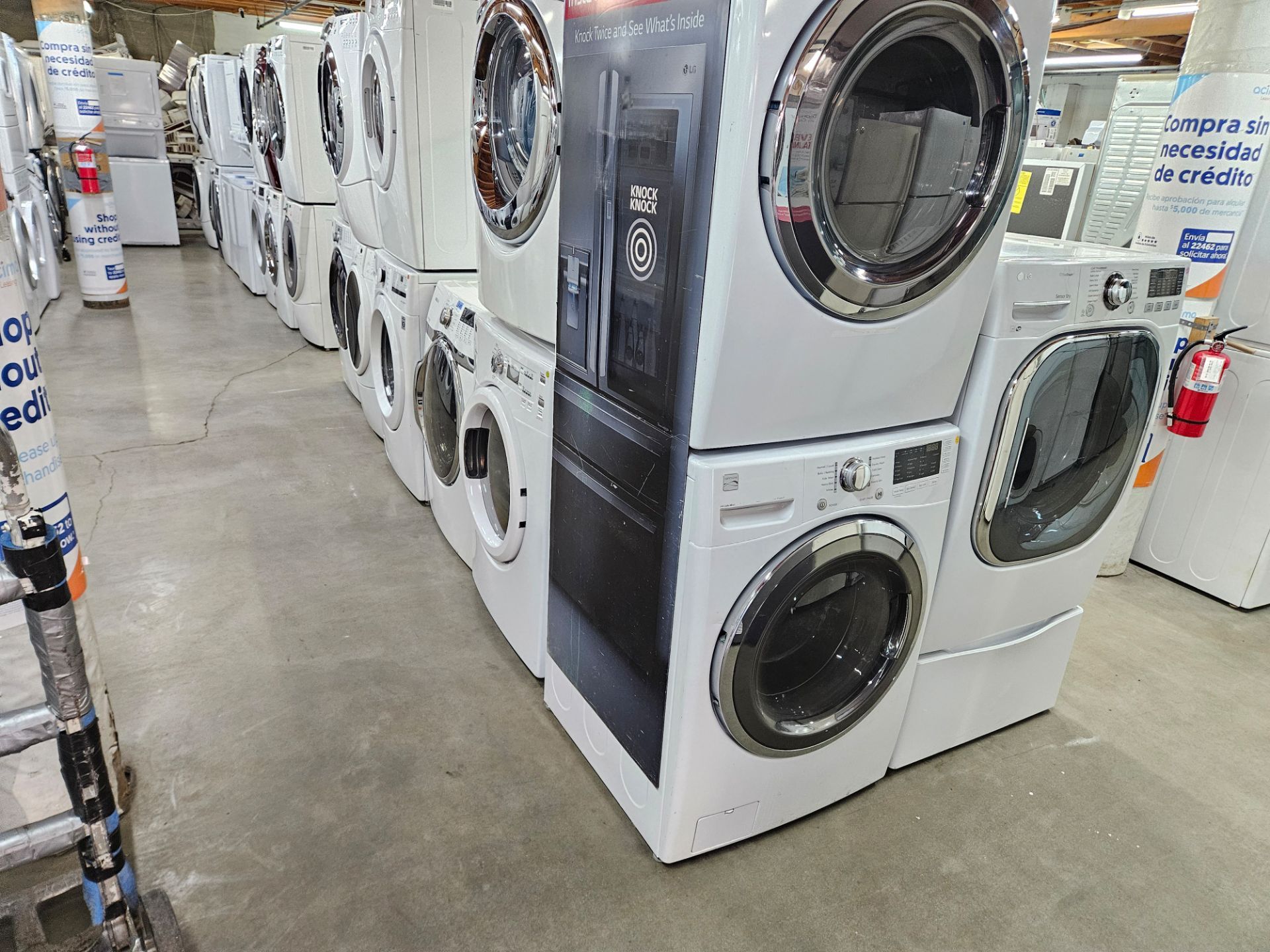Huge Liquidation Sale Management and landlord special Certified Gently Used Refurbished Reconditioned Refrigerators Oven Stove Washer Dryer Stackable