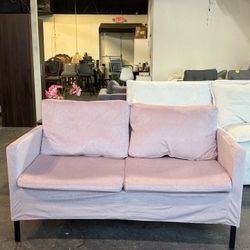 🔥Special Discount 🔥Couch Mid Century Modern Small Loveseat for Living Room, 51" W Mini Little Upholstered 2-Seater Love Seats w/Iron Legs for Compac