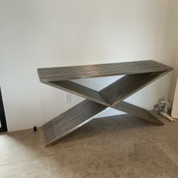 Stainless Steel Console Table