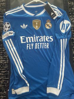 Real Madrid Jersey (Blue) Long Sleeve