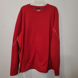 Under Armour cold gear gammer fleece short red athletic mens size XXL