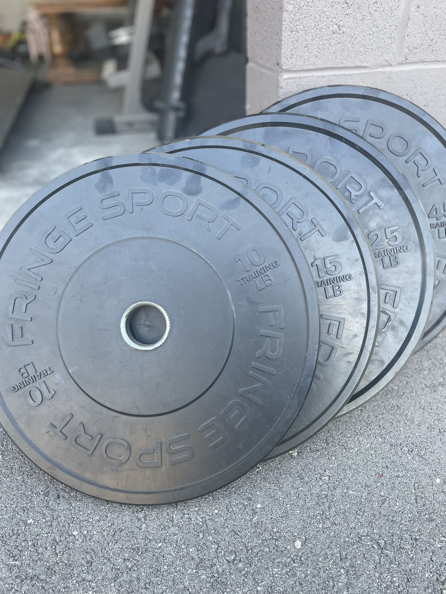 Fringe Sport Cheap Olympic Bumper Plates Fringe Sport Olympic