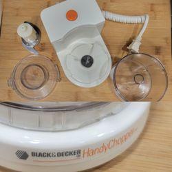Vintage Black & Decker Handy Chopper Mincer HC20 Mini Food Processor