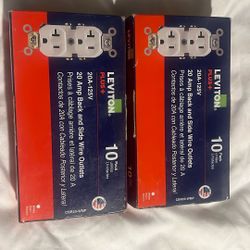 20 Amp Back And Side Wire Outlets 