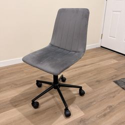 Velvet Wheelie Office Chair / Desk Chair