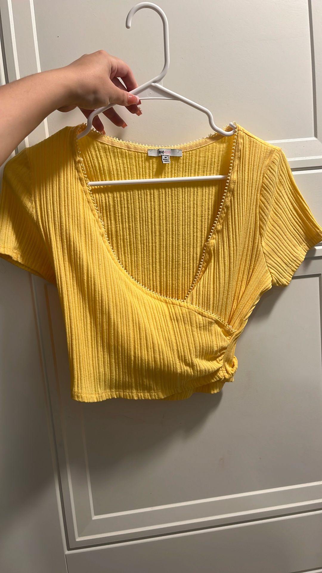 Yellow Crop Top