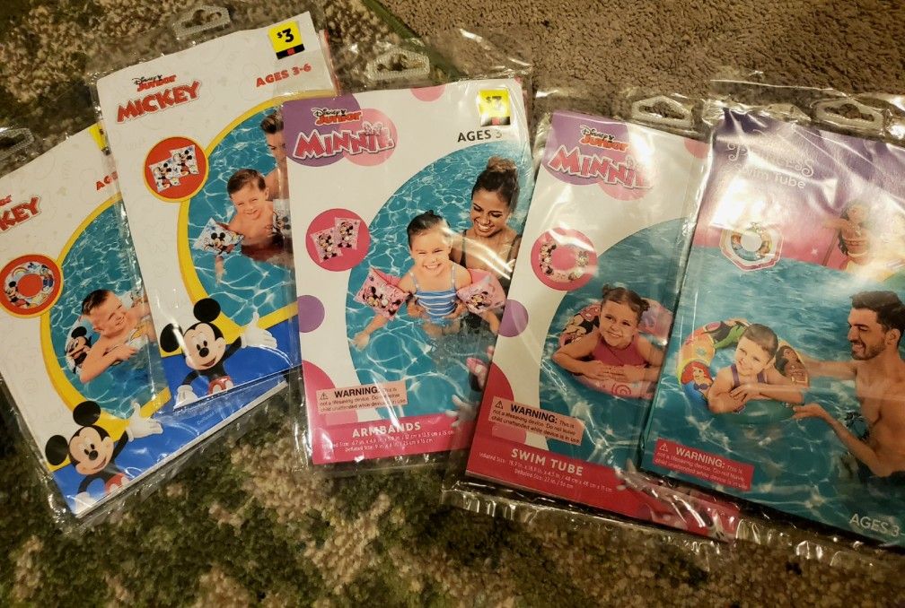 New Pool Float And Armbands