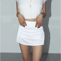 Commense White Skirt 