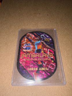 LeBron James Jambalaya Employee Exclusive Trading Card
